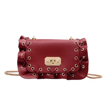 

NEW Fashion Retro Square Piece Crossbody Bags for Women Messenger Bags Chain Strap Shoulder Bag Lady Small Flap Criss-cross Bag