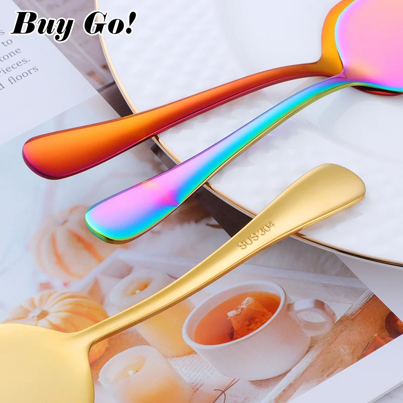 9 Colors 304Stainless Steel Cake Pizza Shovel Knife Butter Knife For Pie/Pizza/Cheese Dessert Cutlery Bakeware Cake Spatula Tool