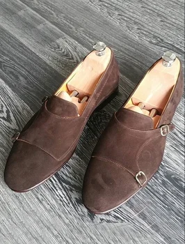 

Men Shoes Low Heel Fringe Shoes Dress Shoes Brogue Shoes Spring Ankle Boots Vintage Classic Male Casual YK271