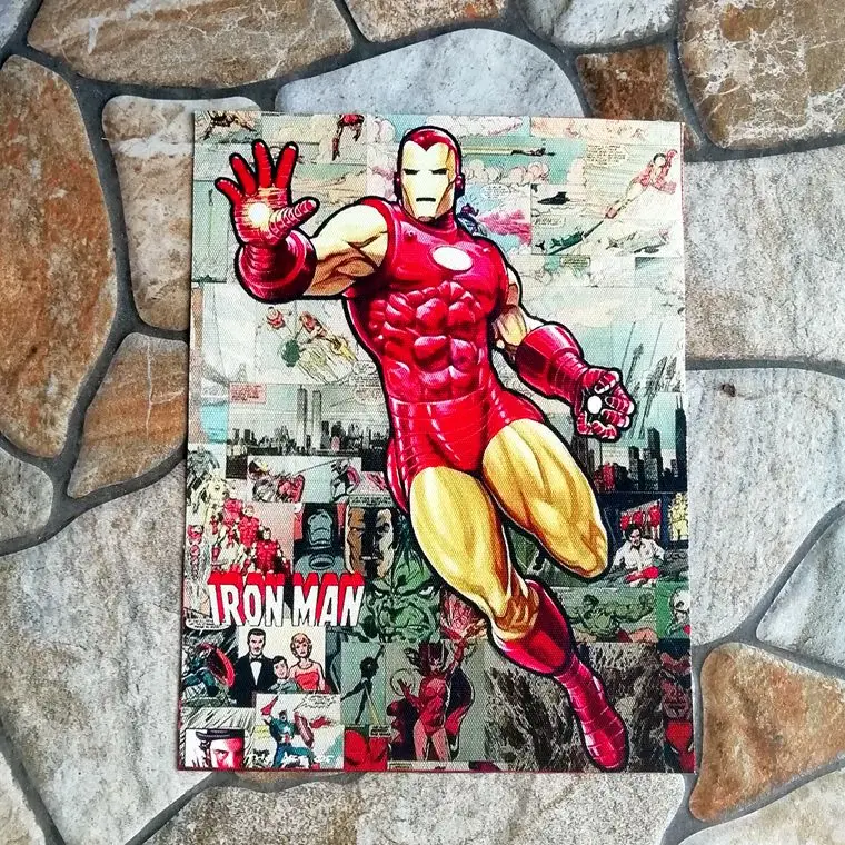 5,9 ''X 7,87'' Marvel Супер Герой Мстители Собрать хлопок холст лоскутное шитье для одежды/сумки/украшения кошелька - Цвет: 4