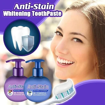 

Advanced Whitening Anti-Stain ToothPaste Instant Clean Intensive Stain Removal Whitening Toothpaste Viaty Baking Soda Toothpaste
