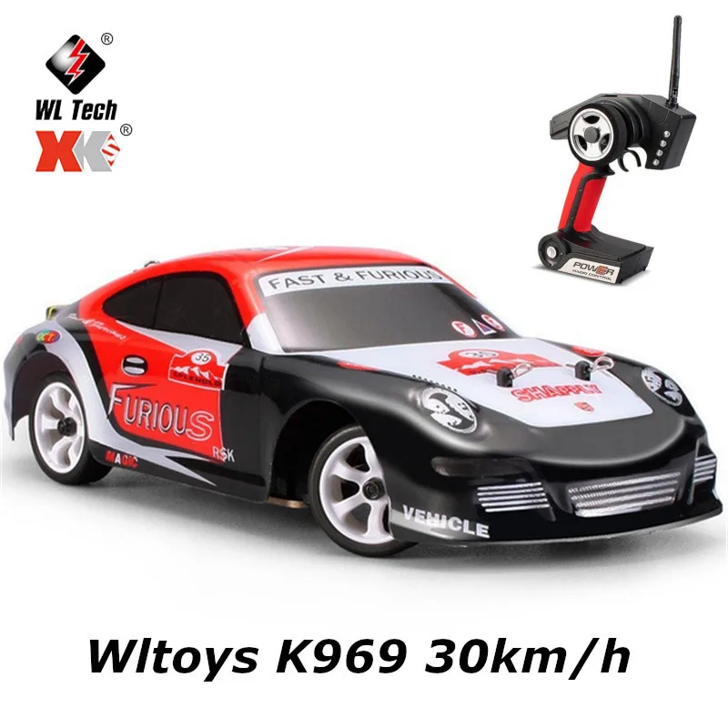 Машинка с дистанционным управлением Wltoys K969 1:28 2 4 ГГц 4WD высокоскоростная 30 км/ч |