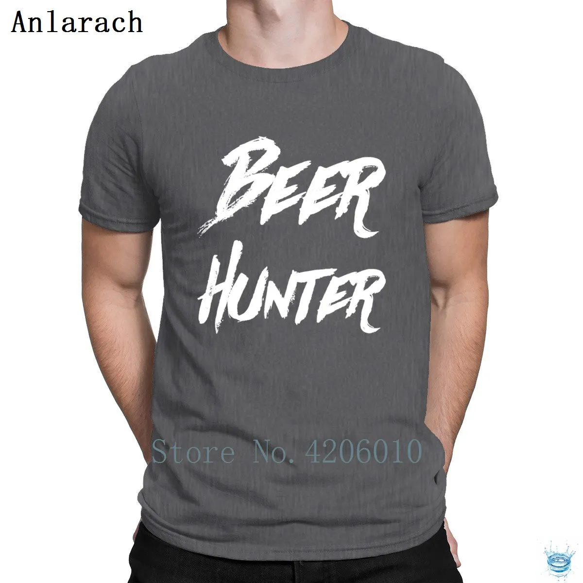 Футболки с надписью «Beer Hunter», хлопковые топы в стиле хип-хоп, лучшая футболка для мужчин, Знаменитые Картины, Отличная футболка, Летний стиль