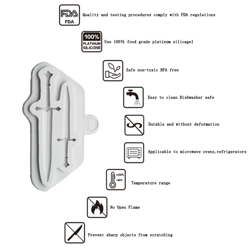 Meibum, винтажные мечи, узор, помадка, форма для торта, Детские вечерние формы, паста для жевательной резинки, сахарное ремесло, шоколадные конфеты, силиконовая форма, инструмент для украшения