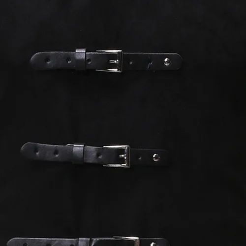 남자 블랙 고딕 Steampunk 벨벳 조끼 중세 빅토리아 더블 브레스트 남자 정장 조끼, 꼬리 코트 무대 코스프레 댄스 파티 의상 4