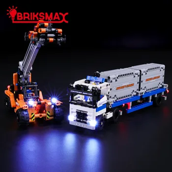 

BriksMax Led Light Kit For Technic 42062 Container Yard Building blocks light set (Not include the model)