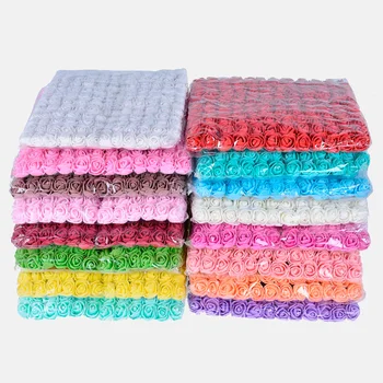 

144pcs 2.5cm Mini Multicolor Foam Rose Artificial Flower Bouquet Rose Wedding Flower Decoration Scrapbooking Fake Rose Flower