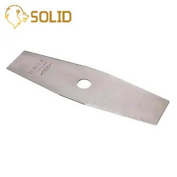 

2T Metal Strimmer Brush 12"x3.5"x2.0mm Cutter Blade Home Garden Tool for Cutting Grass Tree Rhombus