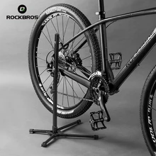 ROCKBROS подставка для ремонта велосипеда, подставка для велосипеда из алюминиевого сплава, регулируемая высота, съемная Складная стойка для горного велосипеда
