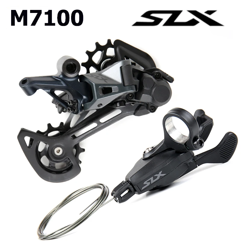 Shimano SLX M7100 Groupset 12 Скоростей 1x12 MTB RD SGS длинный задний переключатель триггерный