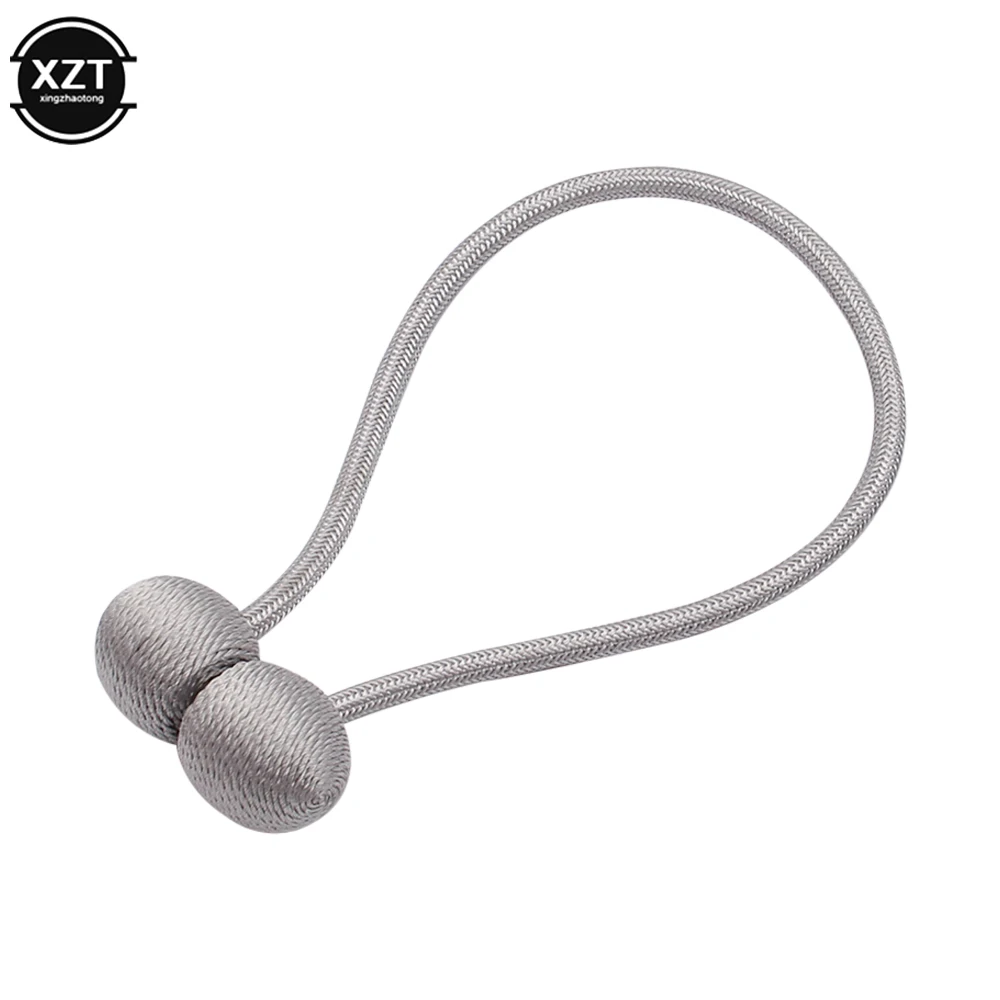 1Pc Pearl Curtain Magnetic Ball Tie Rope Backs Holdbacks Buckle Clips Accessory Rods Accessoires Hook Holder Home Decorations 5