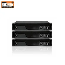 GETSHOW 2x1500 Вт Профессиональный Усилитель стерео усилитель трансформатор усилитель для PA спикер линейного массива