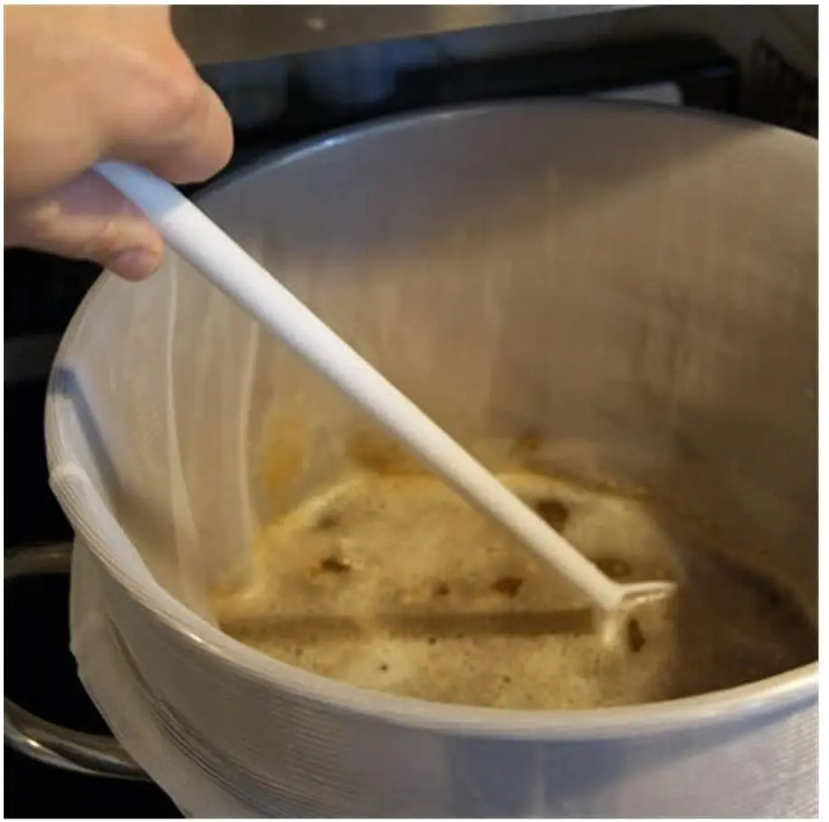 Nylon Straining Bag Fine Mesh Food Strainer Filter Bags For Nut Milk Wine Cider Apple Grape Green Juice Cold Brew Home Brewing beer brewing strainer bag beer brewing equipment