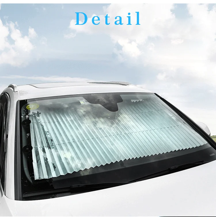 CarFront Великую Китайскую Солнцезащитная шторка автоматическая складная лобового стекла Полноприводной вседорожник, многофункциональное транспортное средство для грузовиков автомобильный козырек от солнца, Модернизированный от ультрафиолетовых лучей поверхность твоем классном