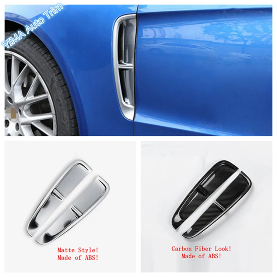 

Lapetus Car Accessories Outside Body Air Conditioning AC Vent Outlet Cover Trim Fit For Porsche Panamera 971 2014 - 2020