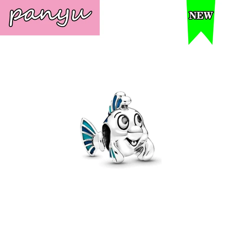 Новинка Pandoras Flatfish 925 Серебряная струна 798230 ENMX подходит для браслета DIY аксессуары европейские и американские популярные ювелирные изделия