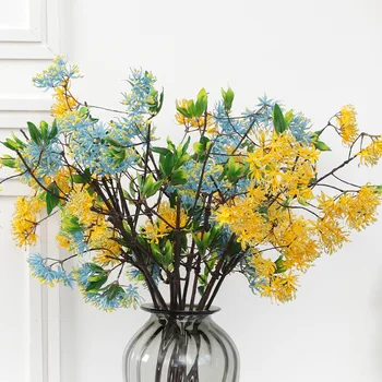 

Lan Kwai Fong Artificial Flower xue sakura Branch Home Decoration Silk Flower Potted Plants Bonsai Photography