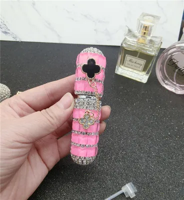 No 12 Духи Sub-bottled Алмазная инкрустированная ультратонкая бутылка-спрей стеклянная дорожная портативная увлажняющая косметический лосьон органайзер для хранения - Цвет: No 12