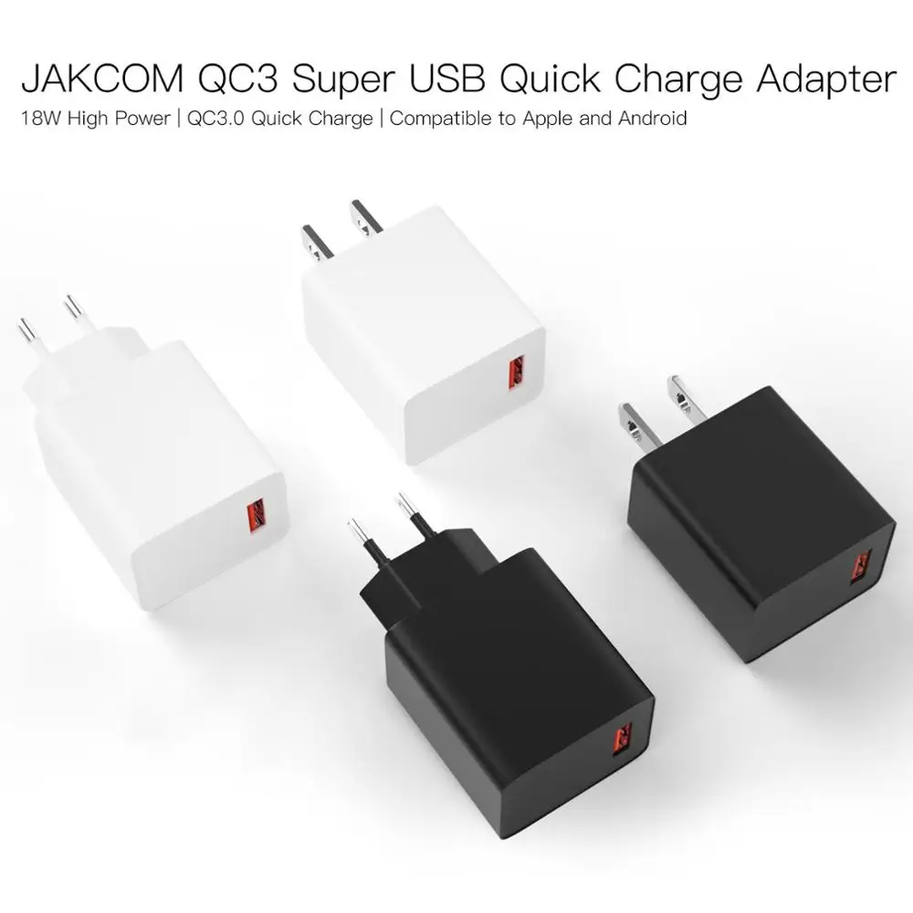 JAKCOM QC3 Супер USB адаптер для быстрой зарядки лучший подарок с note 9 type c двойное
