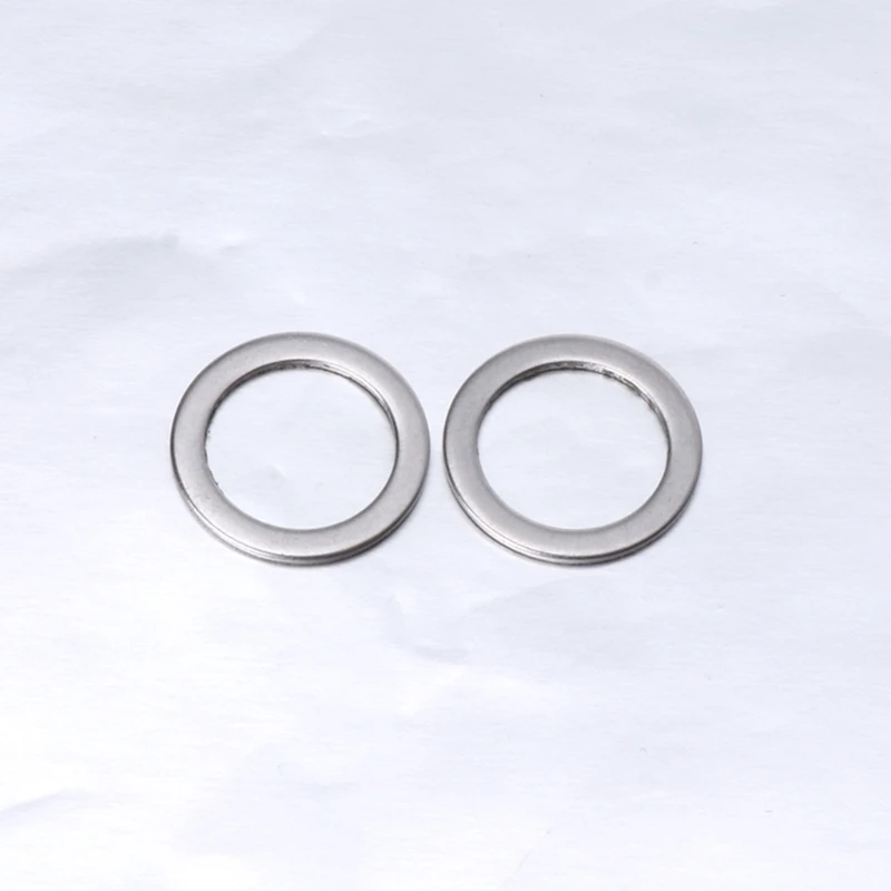 

2 Pcs Bicycle Pedal Spacer Crank Cycling MTB Bike Stainless Steel Ring Washers
