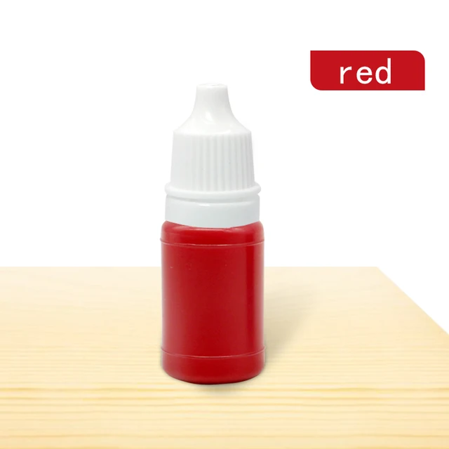 Custom Teacher Name Ink Stamp Signature Calligraphy Selfing-Inking Personalized Letter Stamp For School Student Child Cloths 5ml red  ink