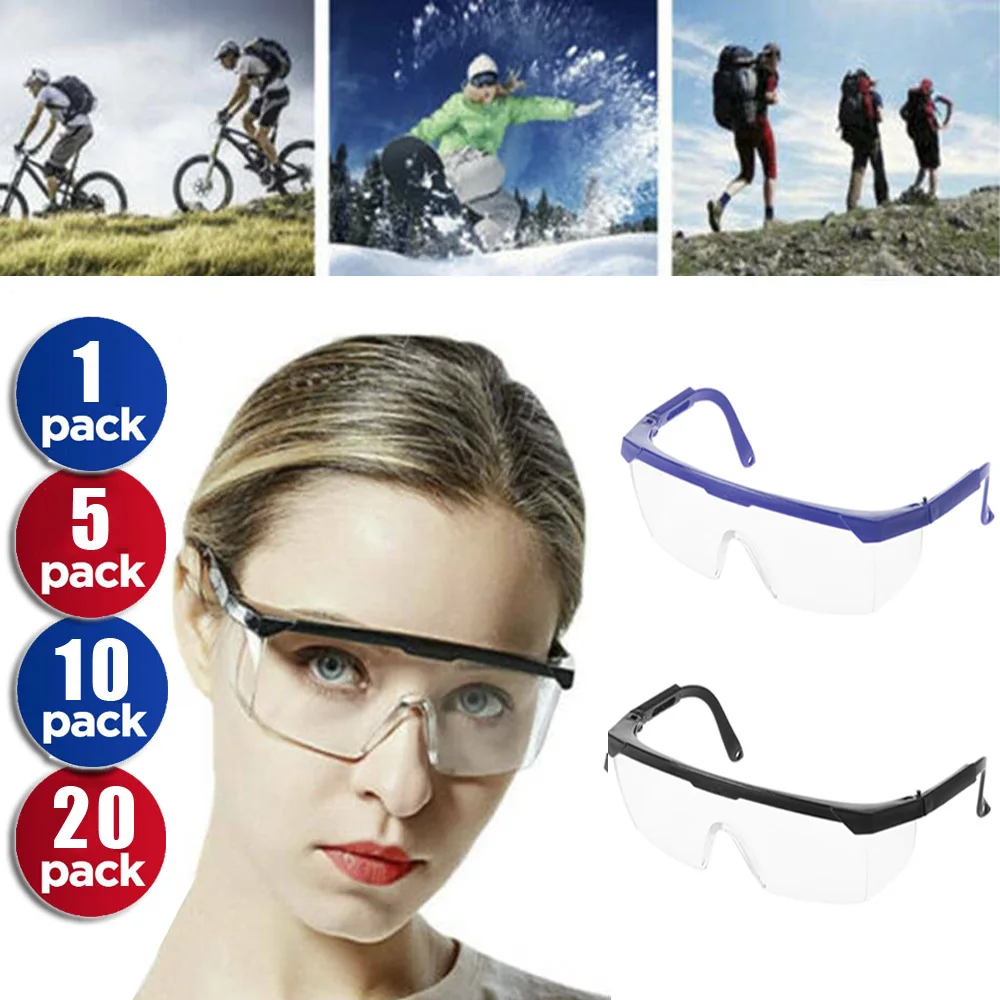 

Anti-sand protective glasses Safety Goggles Work Lab Eyewear Safety Glasses Spectacles Protection Goggles Working Eyewear D30