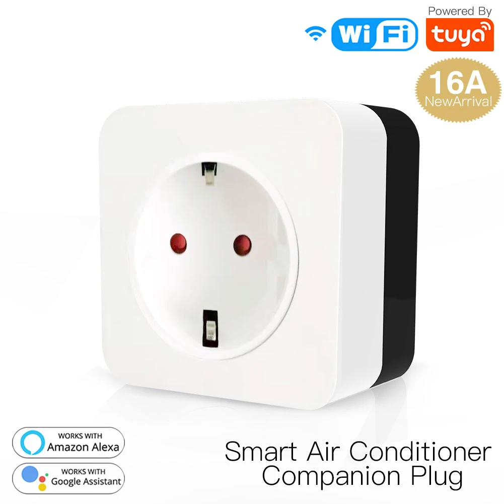 WiFi Smart 16A кондиционер компаньон ИК пульт дистанционного управления Лер настенный штекер Smart Life Tuya приложение управление работа с Alexa Google Home