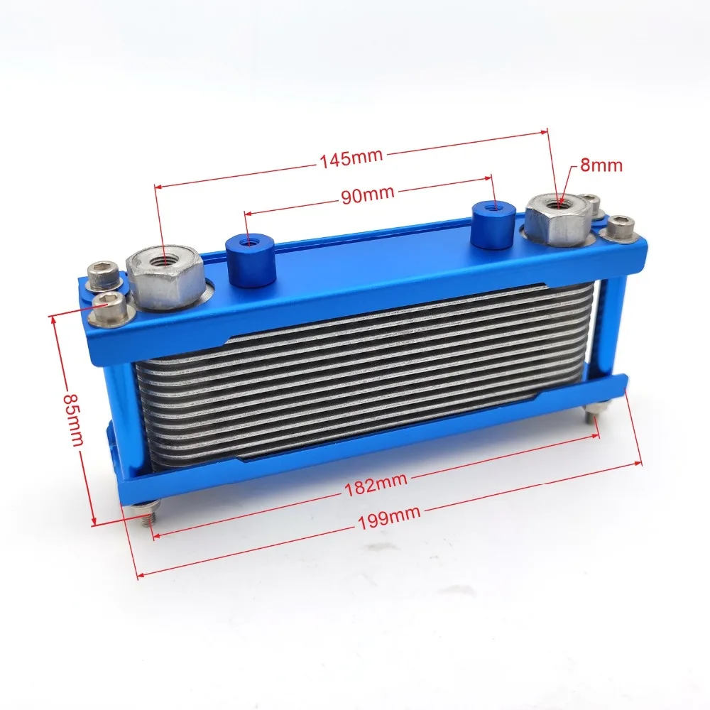 Высокая Производительность радиатор масляный радиатор алюминиевая система охлаждения 125cc 155cc 160cc мотоцикл Грязь Яма обезьяна велосипед аксессуары