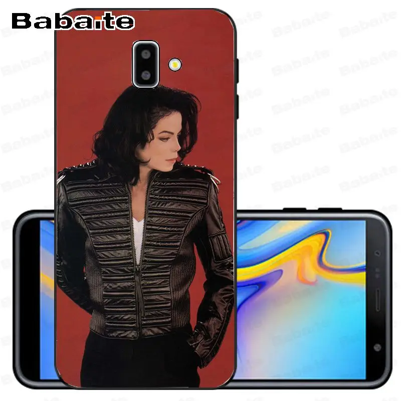 Майкл М. Джексон, танец музыки ТПУ черный чехол для телефона оболочка для samsung Galaxy j6 plus A6 A8 A9 A10 A30 A50 мобильный чехол - Цвет: A9