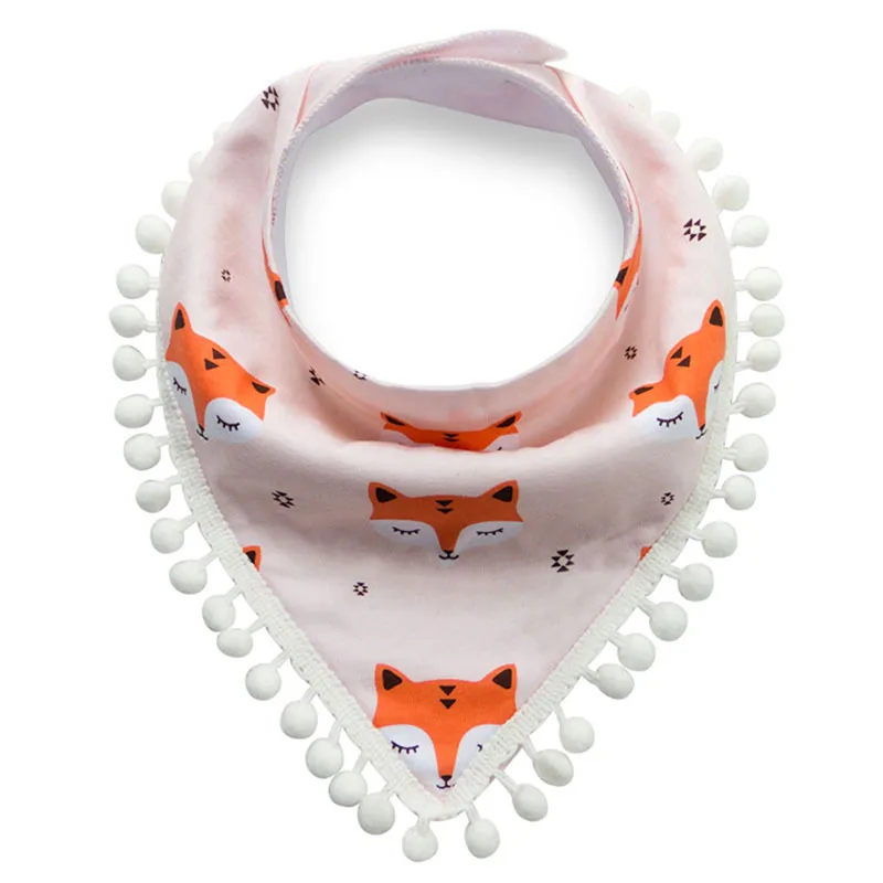 cool baby accessories Cotton Bibs With Pacifier Chain Cartoon Triangle Baby Bibs Multi-function Infant Double Waterproof Towel born baby accessories	 Baby Accessories