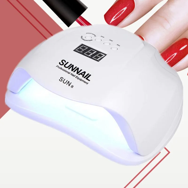 

Sunx Smart Sensing LED Nail Phototherapy Machine 54w High-Power Nail Heating Lamp Hot Lamp UV Lamp