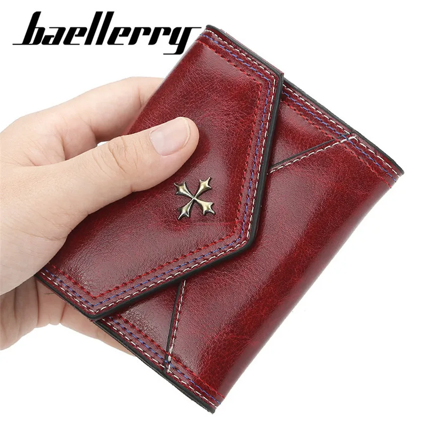 

Luxury Women Wallet Card Bag Short Womens Wallet Credit Card Case ID Business Card Holder Wallets Ladies Purse Leather Money Bag