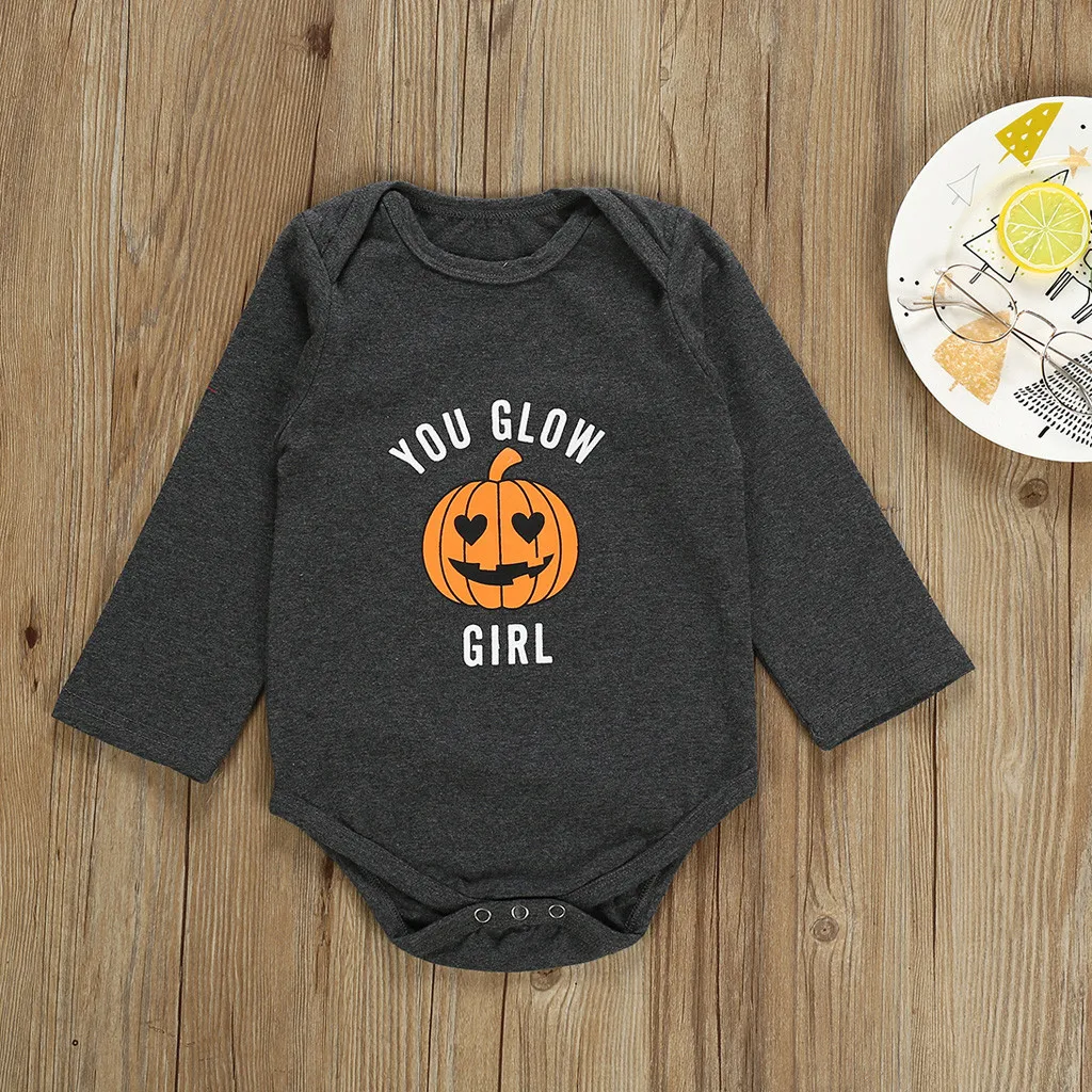 Bodysuit For Baby Halloween Cartoon Full Sleeve Bodysuits For Infants Pullover O-neck Jumpsuit Children Winter Erkek Bebek Giyim
