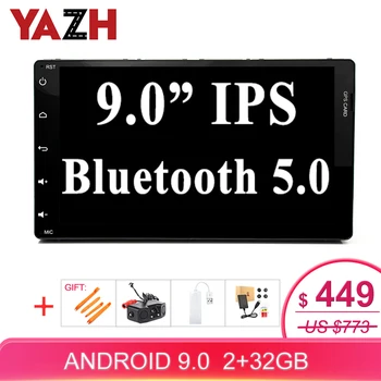 

YAZH 9.0" IPS Octa Core Car Stereo Multimedia For Toyota RAV4 2019 With Android 9.0 Pie /4K Video /Built-in Mirror-Link /Dimmer