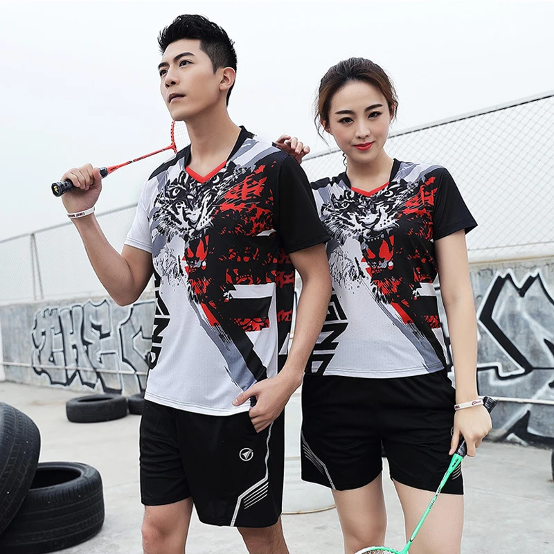 Tennis T Shirts Men Women Girls Boys Tennis Sportwear Badminton Kits Shorts Table Training uniform