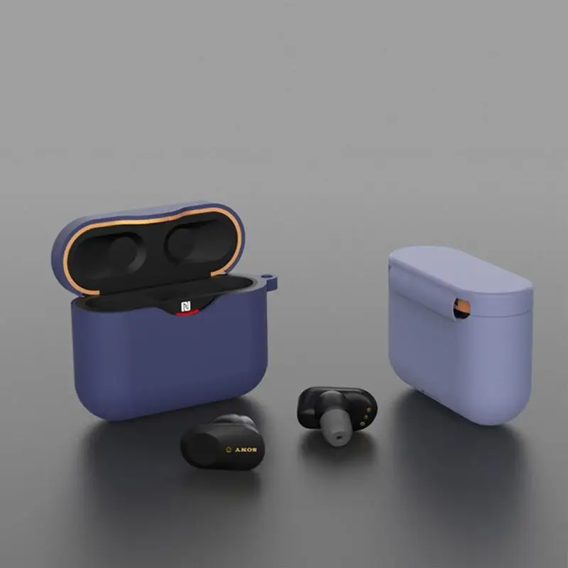 

Protective Case For Sony WF-1000XM3 Earphone Accessories Opening Anti-shock Flexible Comprehensive Full Cover Clamshell