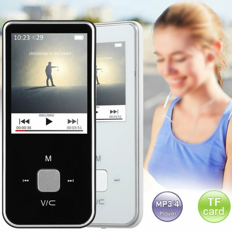 Портативный MP4 плеер Bluetooth аудио FM радио музыка Запись Поддержка 32G 1," Цвет Экран уникальный компактный карманный дизайн