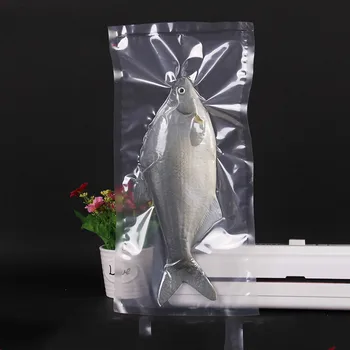 

New diy clear 20pcs Durable 20 x 40cm Transparent big vacuum bag plastic vacuum storage bag for food&snacks free shipping