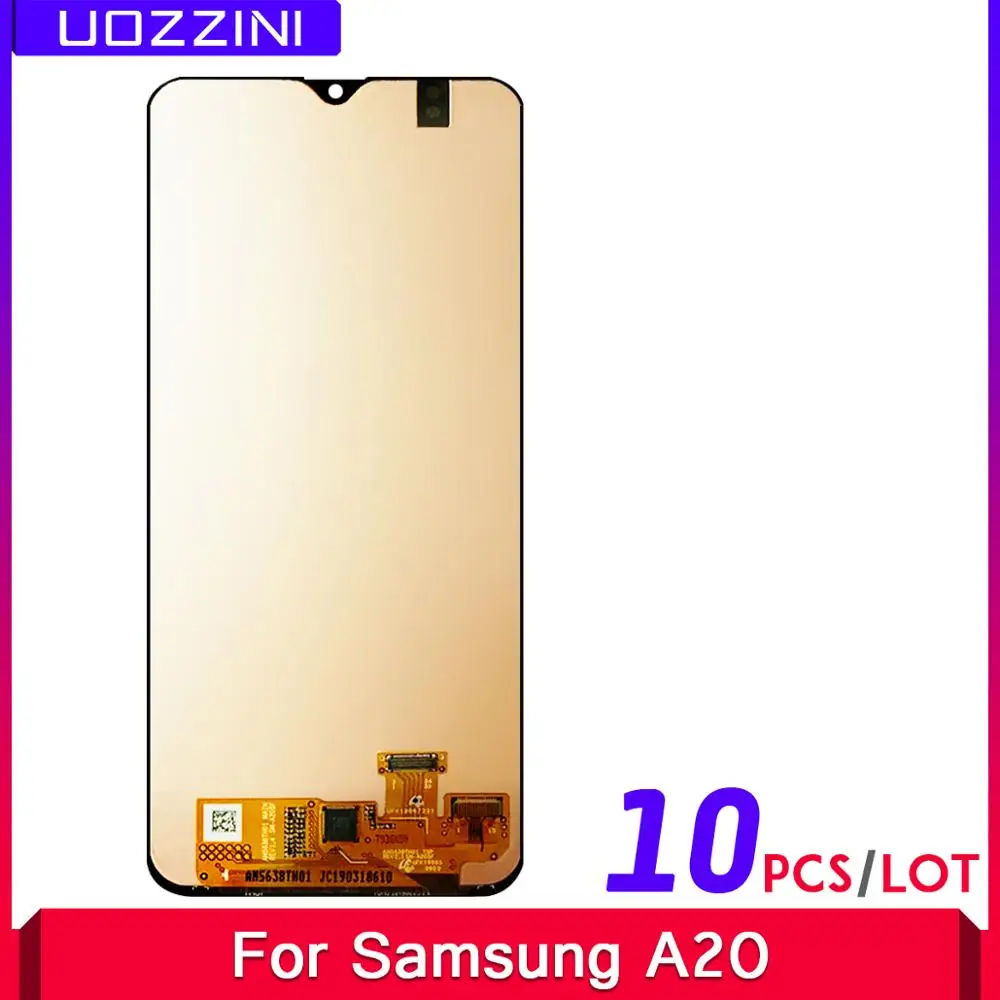 

10 Pcs/Lot Lcds For Samsung Galaxy A20 A205/DS A205F A205FD A205A LCD Display Touch Screen Digitizer Assembly