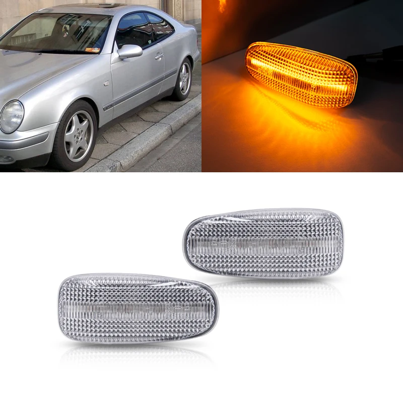 Purchase 98-04 MERCEDES-BENZ SLK R170 PROJECTOR HEADLIGHTS BLACK In - Foto 3