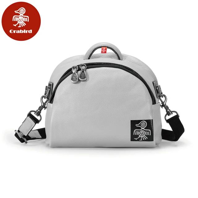 Orabird Luxury Crossbody Saddle Bag for Women 100% Soft Genuine Leather Half-Moon Shoulder Handbags Casual City Bags 3
