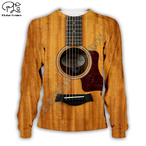 Для мужчин и женщин Классическая деревянная Скрипка Гитара принт 3d толстовки толстовка на молнии пальто унисекс Уличная Повседневная Спортивный костюм пуловер G8