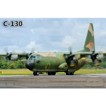 

C-130 Hercules Transporter 3D Paper Model Military Fan Aircraft Paper Model US Air Force Diecast DIY Handmade Origami Airplane