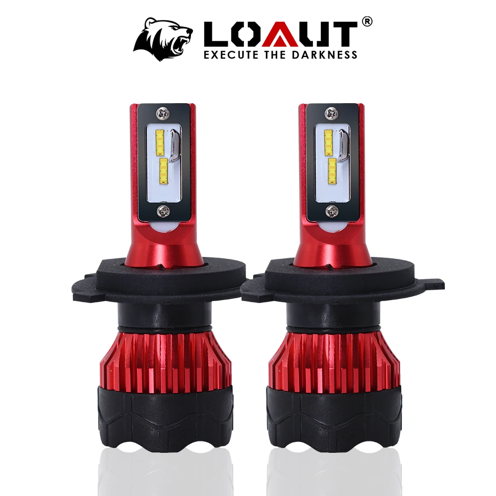 Светодиодный фары H1/H3/H4/H7/H11/H13/9005/9006 светодиодный для автомобильных фар(Подол короче спереди и длиннее сзади) ЛУЧ 3000K 4300K 6500K 8000K авто светодиодный фары 12v 24v