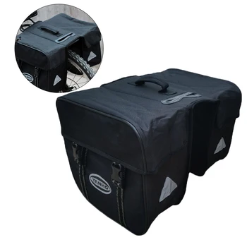 

1 PC Oxford Cloth Bicycle Bike Bag Cycling Side Bag Bicycle Supplies Double Side Bag Trunk Bag