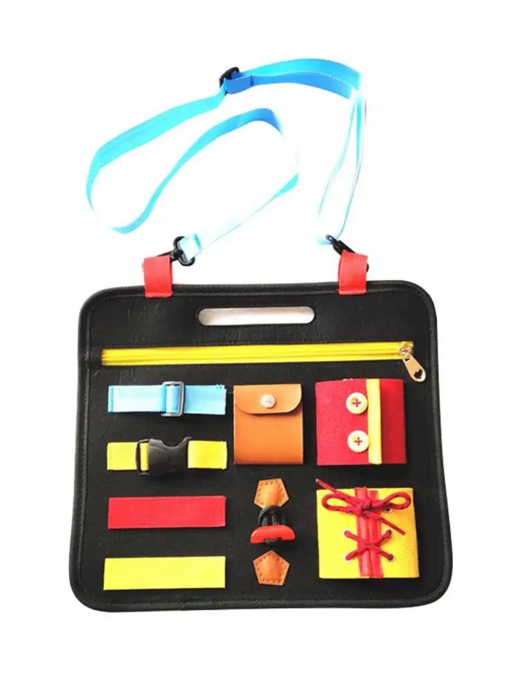 

Toddlers Busy Felt Board Toy Baby Toy Basic Skills Activity Board Educational Learning Toys