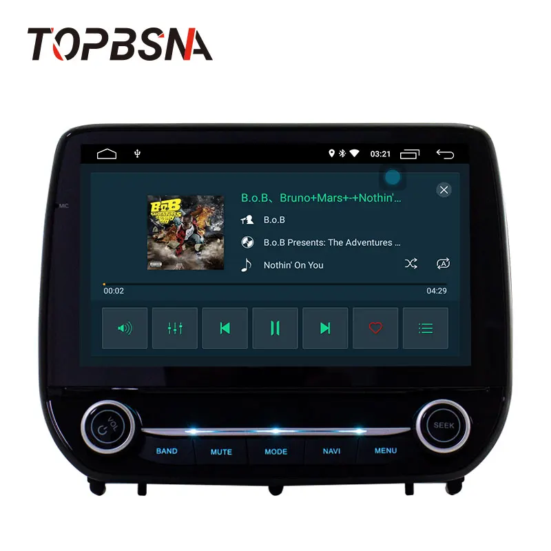 Topsna 1 Din Android 10 автомобильный dvd-плеер для Ford eco sport Стерео gps навигация мультимедийный плеер Автомобильный Радио wifi видео RDS