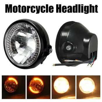 

7 Inch H4 35W Halogen Headlights With LED Turn Signal For Motorcycle Car