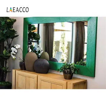 

Laeacco Old Rural House Potted Flowers Window Garden Home Decor Scenic Photography Background Photo Backdrop For Photo Studio