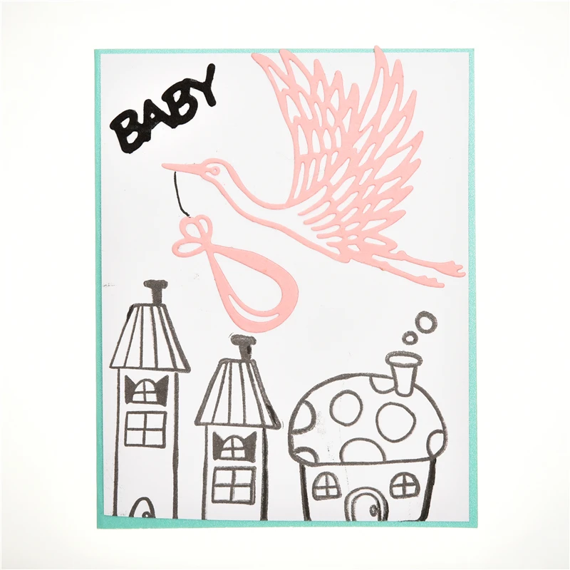 

Birds with His Baby Metal Cutting Dies DIY Etched Dies Craft Paper Card Making Scrapbooking Embossing New 2020